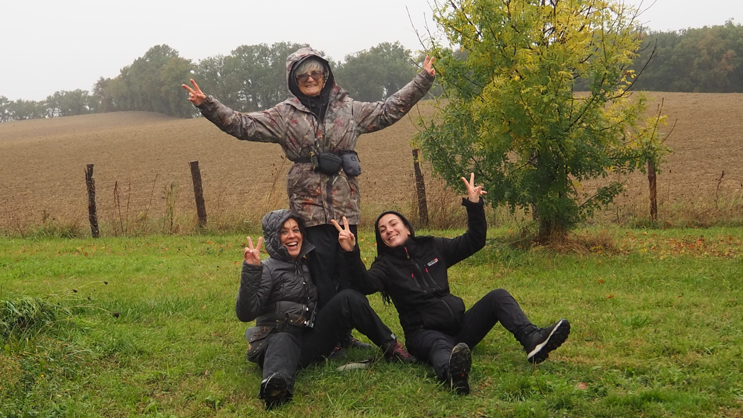 Qu'il pleuve ou qu'il neige le sourire à tout épreuve